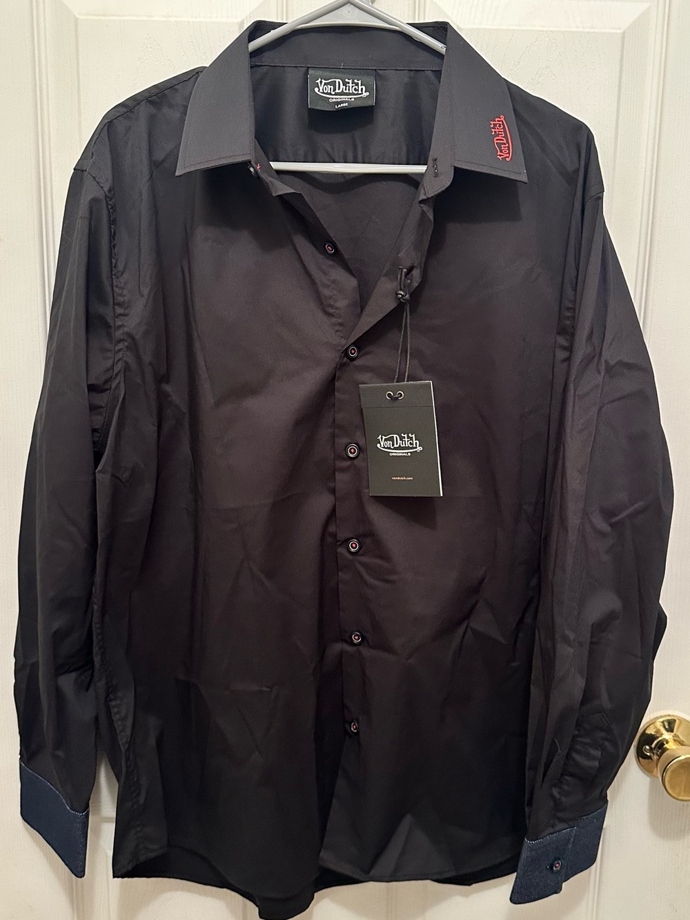 Men’s Von Dutch button up size large